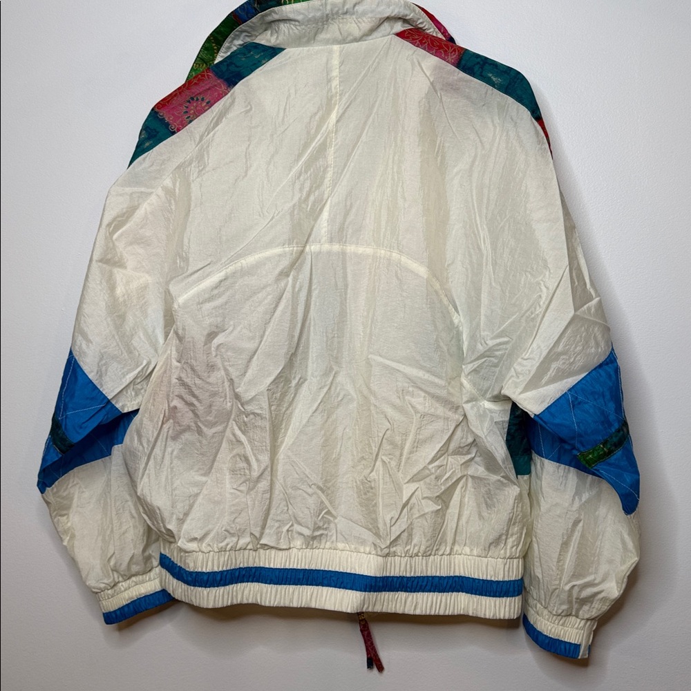 River’s Edge sport vintage 90s windbreaker jacket art multi color size medium - Picture 6 of 6
